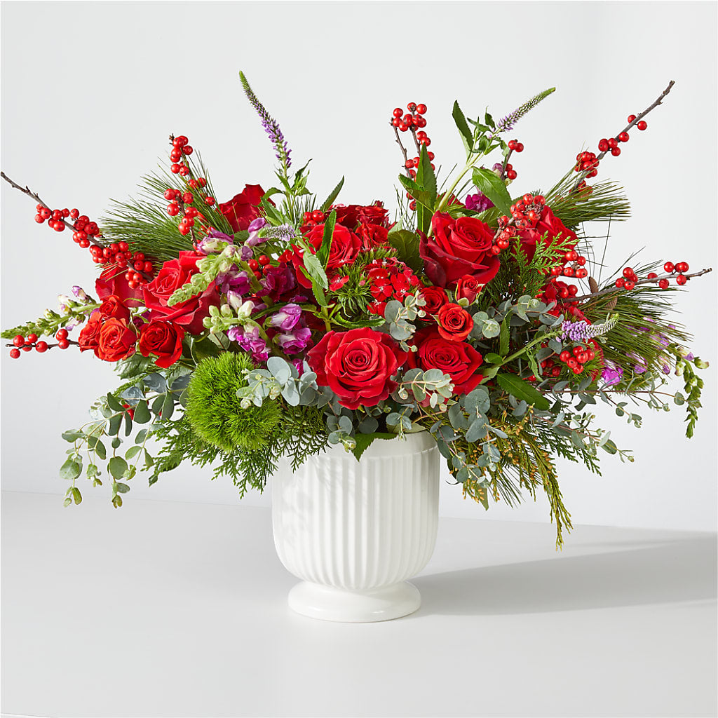 Big Red Bow Bouquet – As Seasons Change Down South, Foley AL