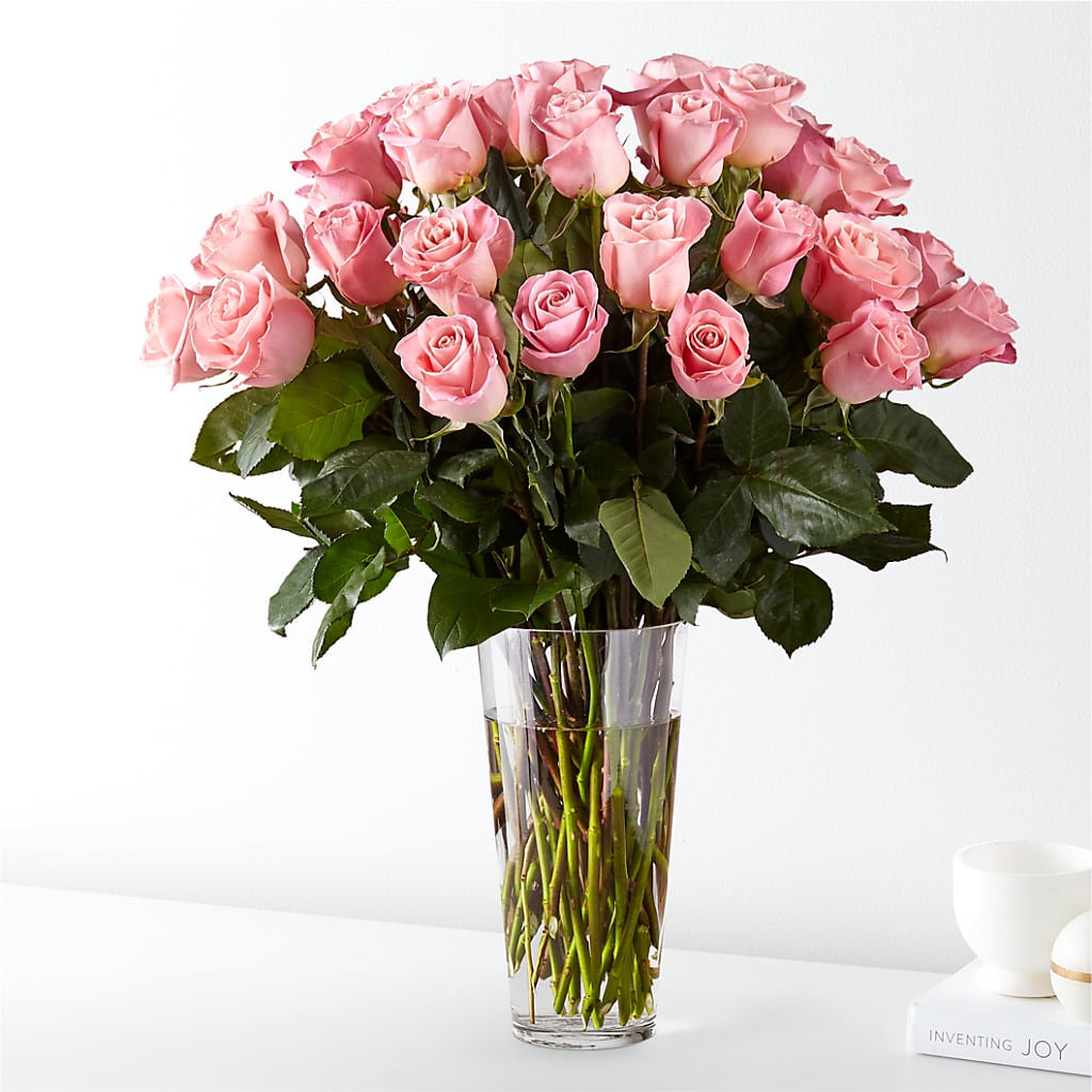Long Stem Pink Rose Bouquet – As Seasons Change Down South, Foley AL
