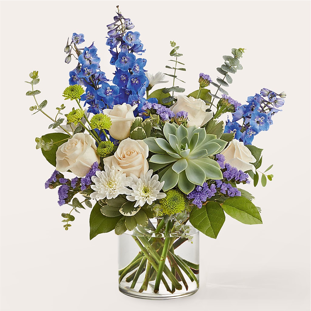 Cerulean Waves Bouquet – As Seasons Change Down South, Foley AL