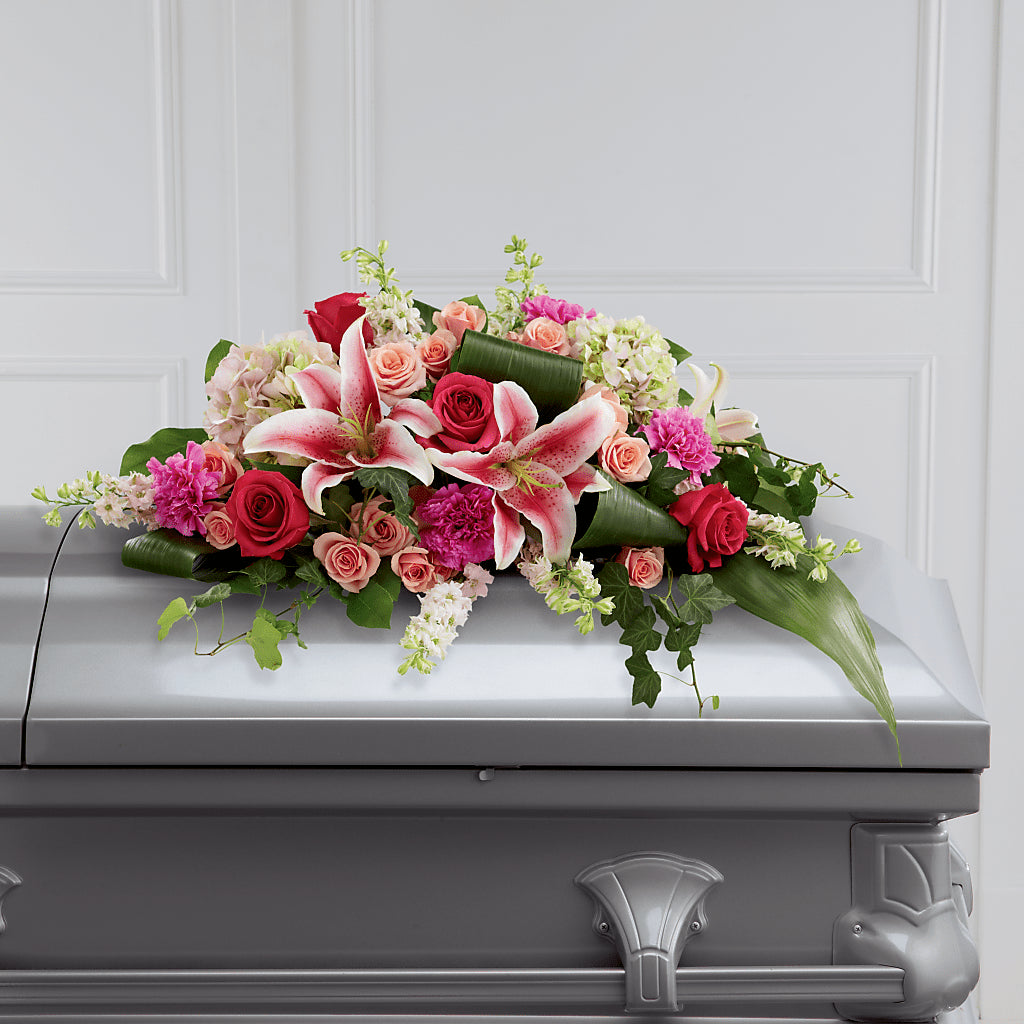 Splendid Grace Casket Spray – As Seasons Change Down South, Foley AL