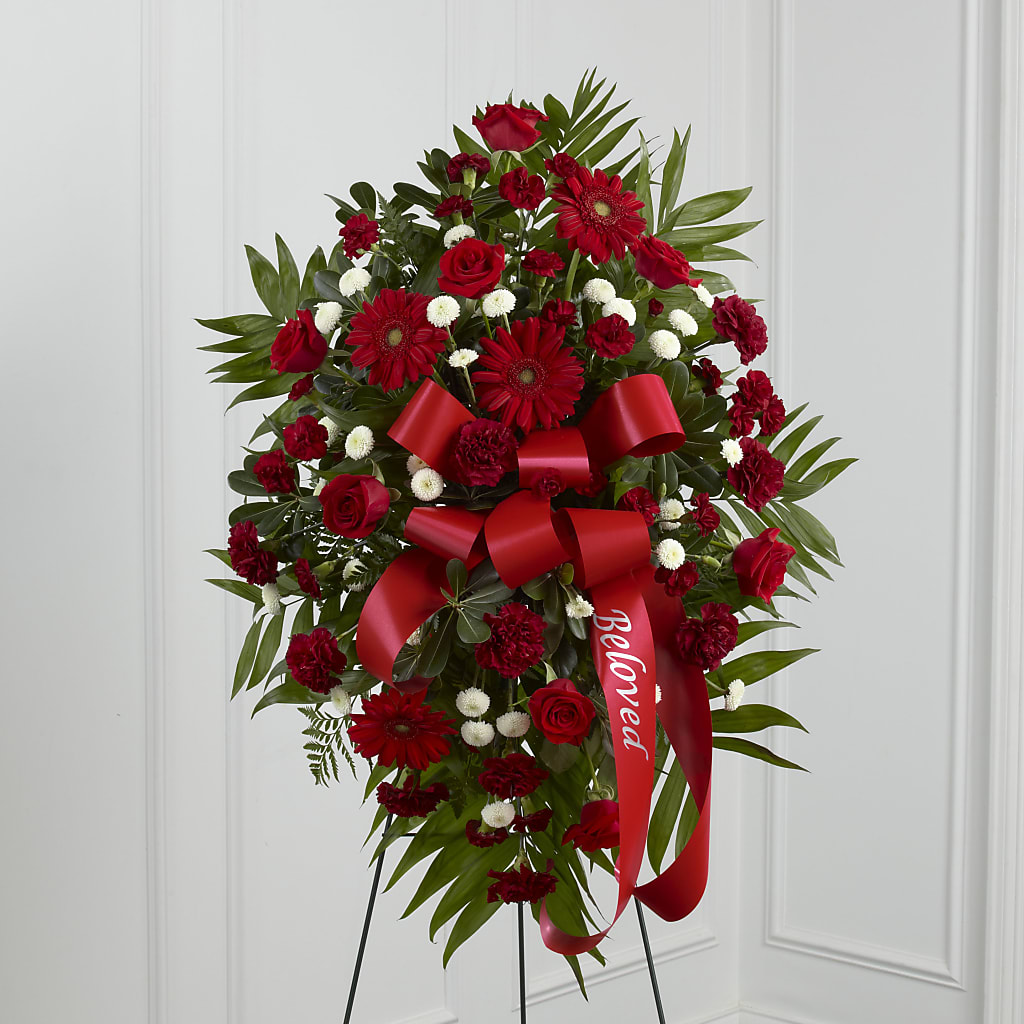 Treasured Memories Standing Spray – As Seasons Change Down South, Foley AL