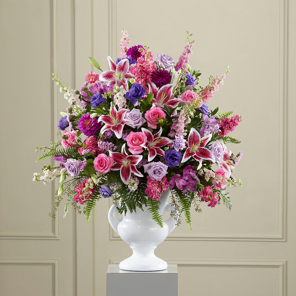 Peaceful Tribute Arrangement – As Seasons Change Down South, Foley AL