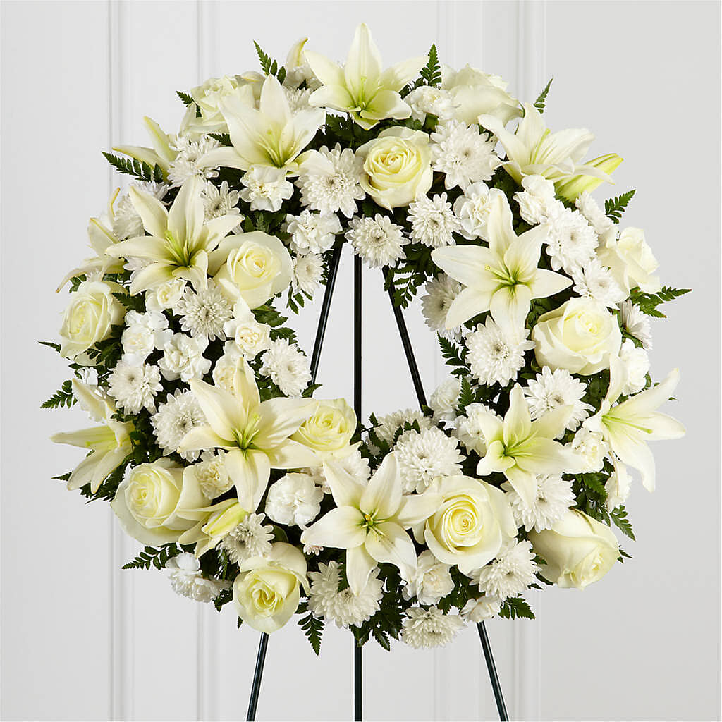 Treasured Tribute Wreath – As Seasons Change Down South, Foley AL