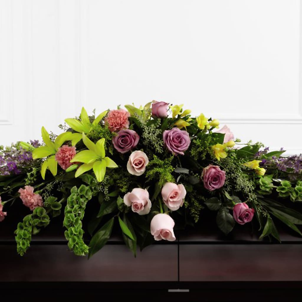 Forever Beloved Casket Spray – As Seasons Change Down South, Foley AL
