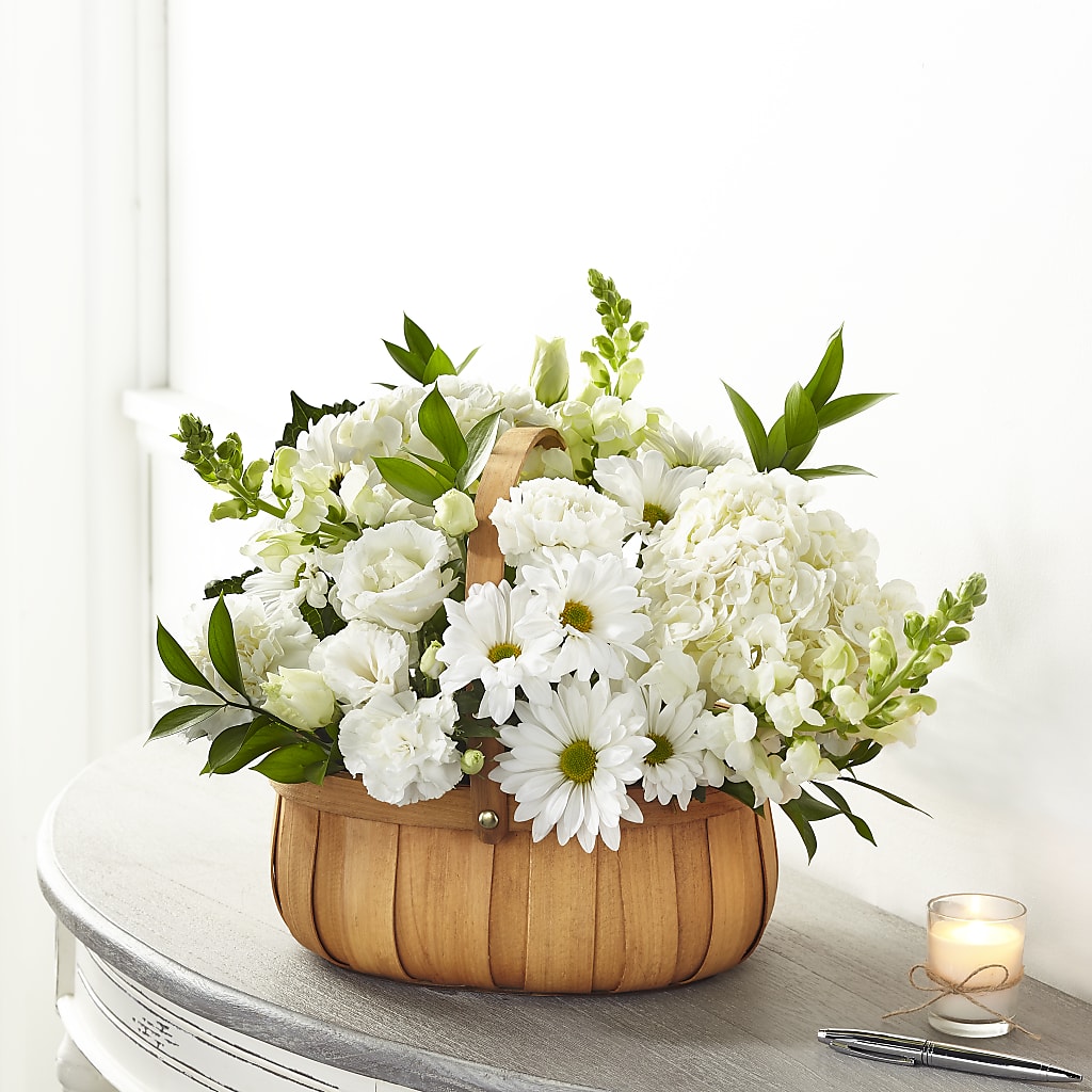 Pure Ivory Basket – As Seasons Change Down South, Foley AL