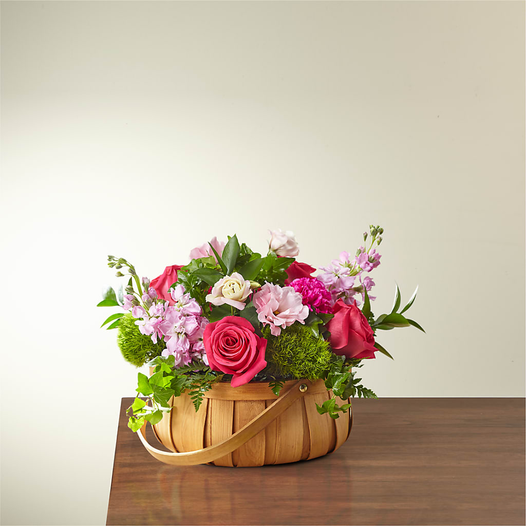 Radiance in Bloom Basket – As Seasons Change Down South, Foley AL