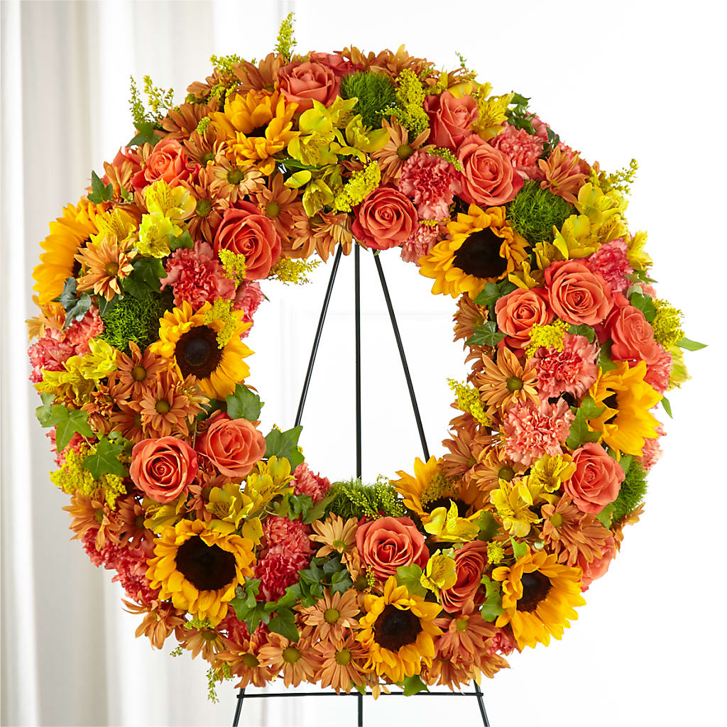 Autumnal Memories Wreath (Standard) – As Seasons Change Down South, Foley AL