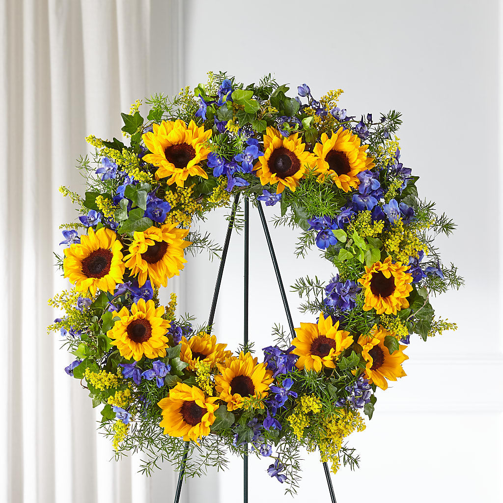 Bright Rays Wreath – As Seasons Change Down South, Foley AL