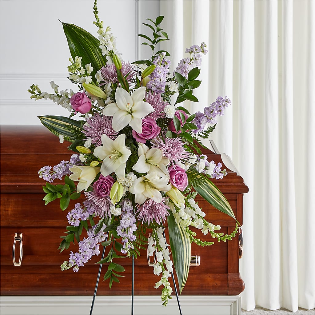 Grateful Hearts Standing Spray – As Seasons Change Down South, Foley AL