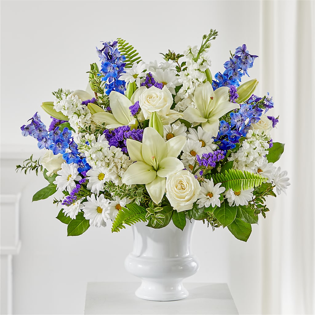 Expressions of Hope Urn Arrangement – As Seasons Change Down South, Foley AL