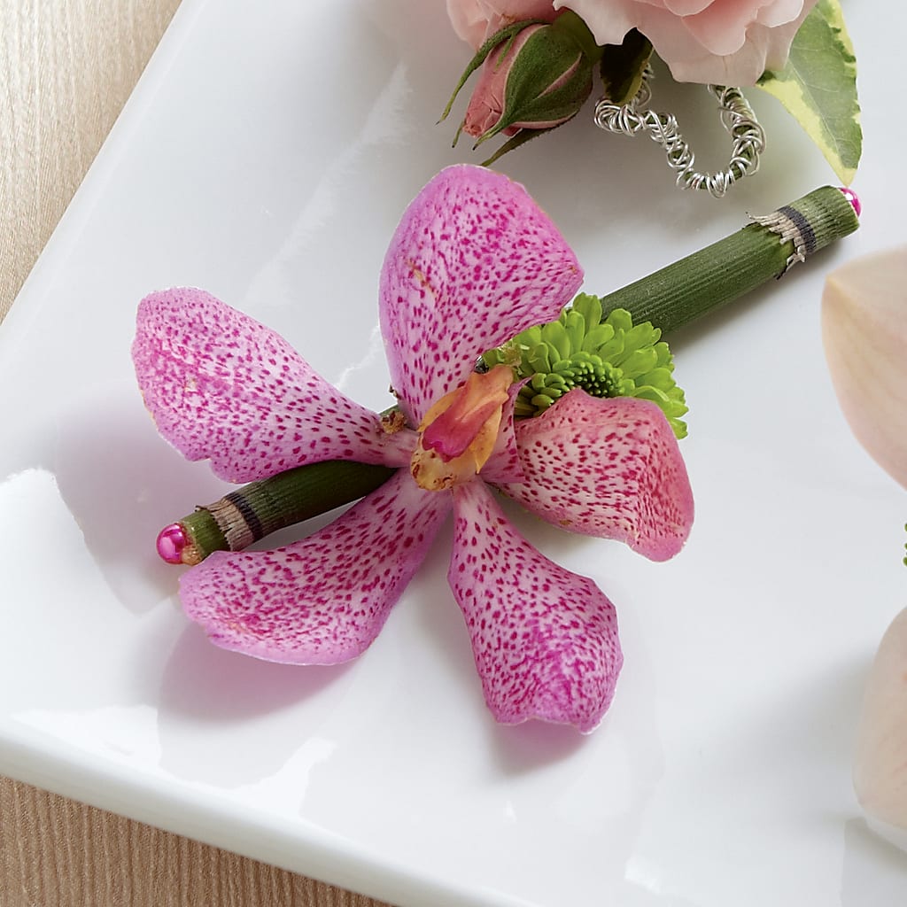 Pink Mokara Boutonniere – As Seasons Change Down South, Foley AL