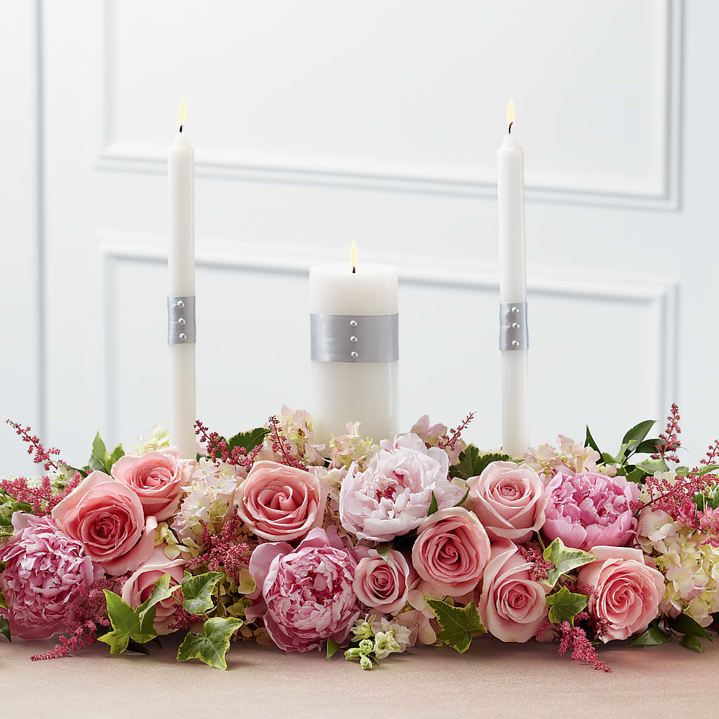 Worldwide Romance Unity Candle Arrangement – As Seasons Change Down South, Foley AL