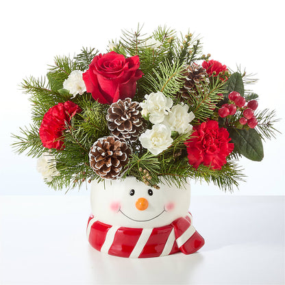 Jolly Snowman Bouquet –  As Seasons Change Down South, Foley AL