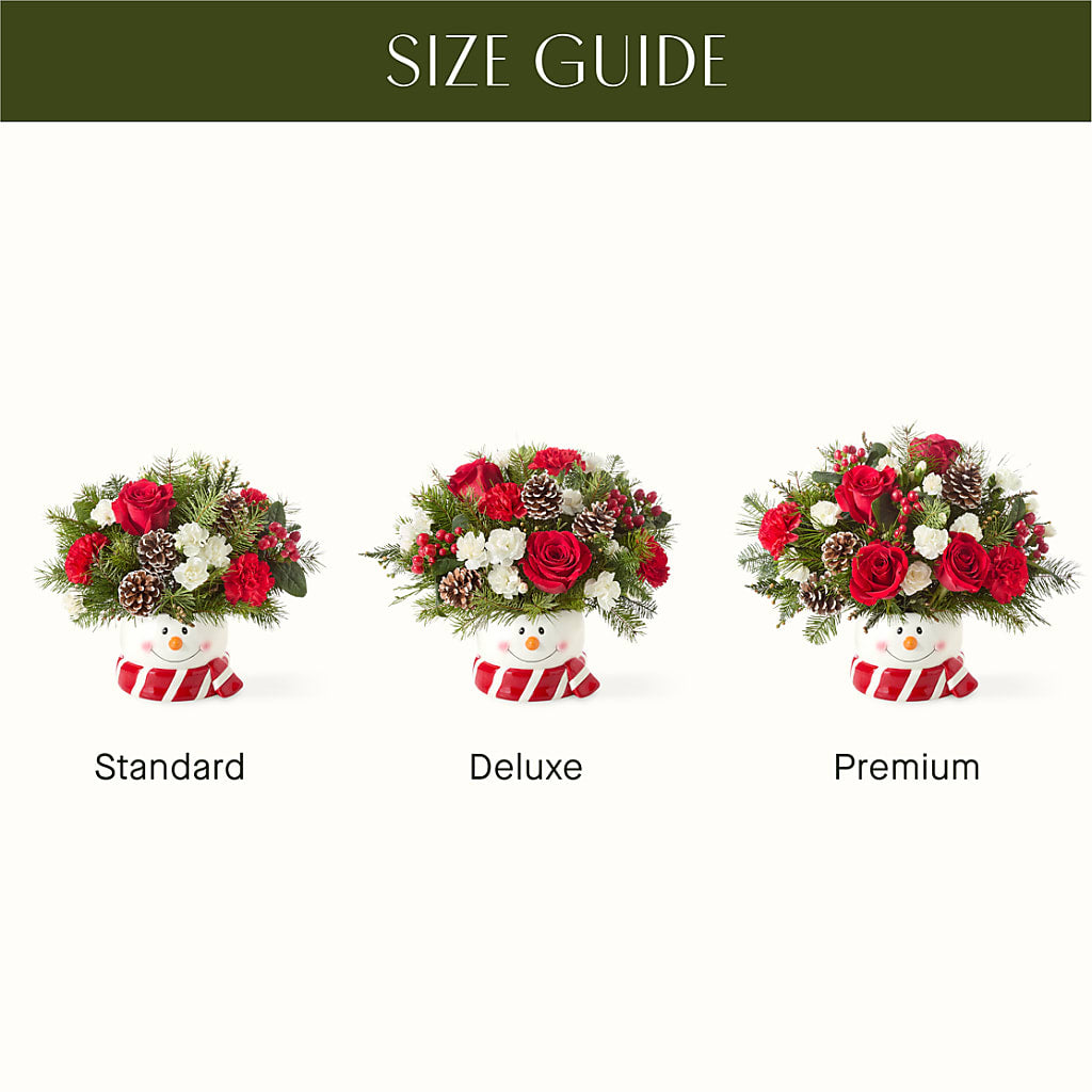 Jolly Snowman Bouquet –  As Seasons Change Down South, Foley AL