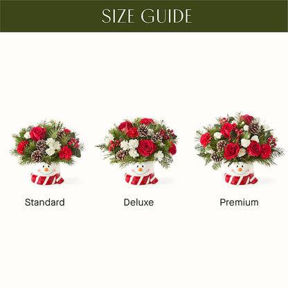 Jolly Snowman Bouquet –  As Seasons Change Down South, Foley AL