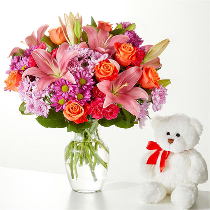 One and Only Bouquet and Bear Bundle –  As Seasons Change Down South, Foley AL