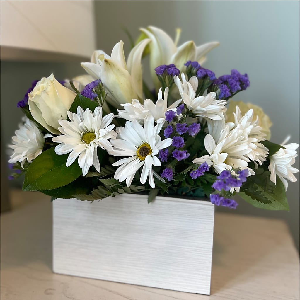 Beyond Blue Box Bouquet –  As Seasons Change Down South, Foley AL