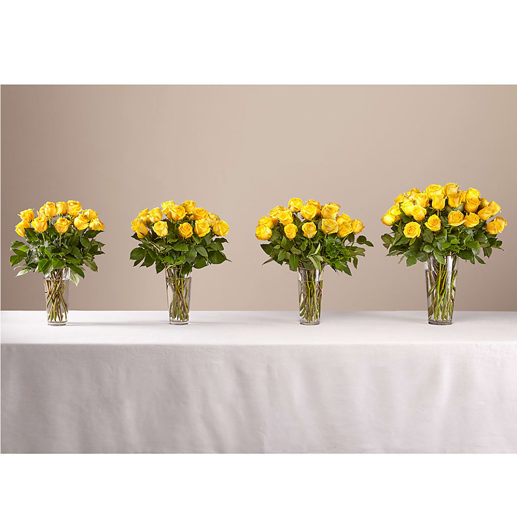 Long Stem Yellow Rose Bouquet –  As Seasons Change Down South, Foley AL