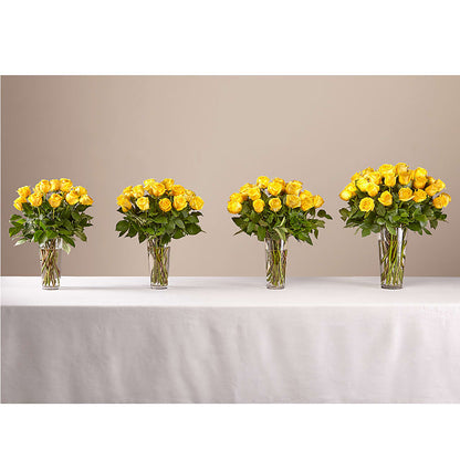 Long Stem Yellow Rose Bouquet –  As Seasons Change Down South, Foley AL