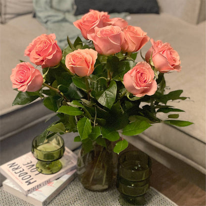Long Stem Pink Rose Bouquet –  As Seasons Change Down South, Foley AL