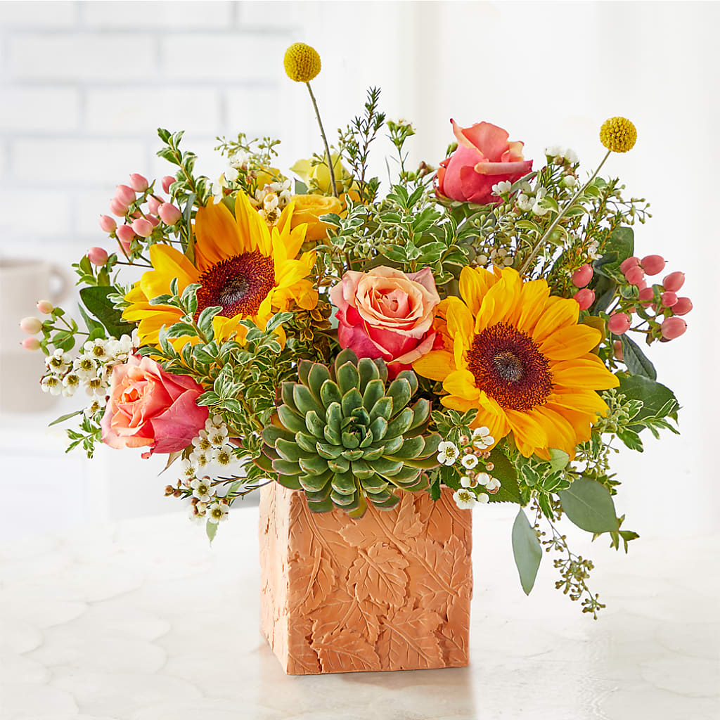 Sunflower Season Bouquet –  As Seasons Change Down South, Foley AL