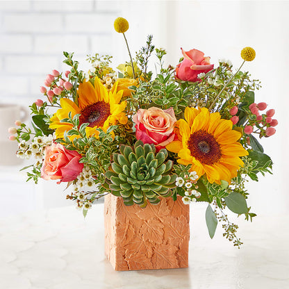 Sunflower Season Bouquet –  As Seasons Change Down South, Foley AL