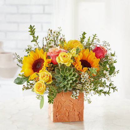 Sunflower Season Bouquet –  As Seasons Change Down South, Foley AL