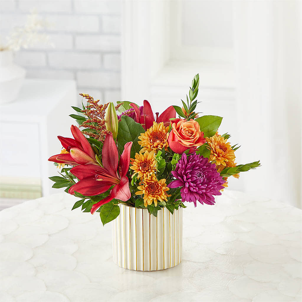 Burgundy Landscape Bouquet –  As Seasons Change Down South, Foley AL
