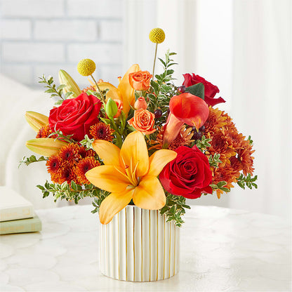 Scarlet Skies Bouquet –  As Seasons Change Down South, Foley AL