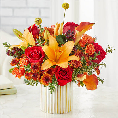 Scarlet Skies Bouquet –  As Seasons Change Down South, Foley AL
