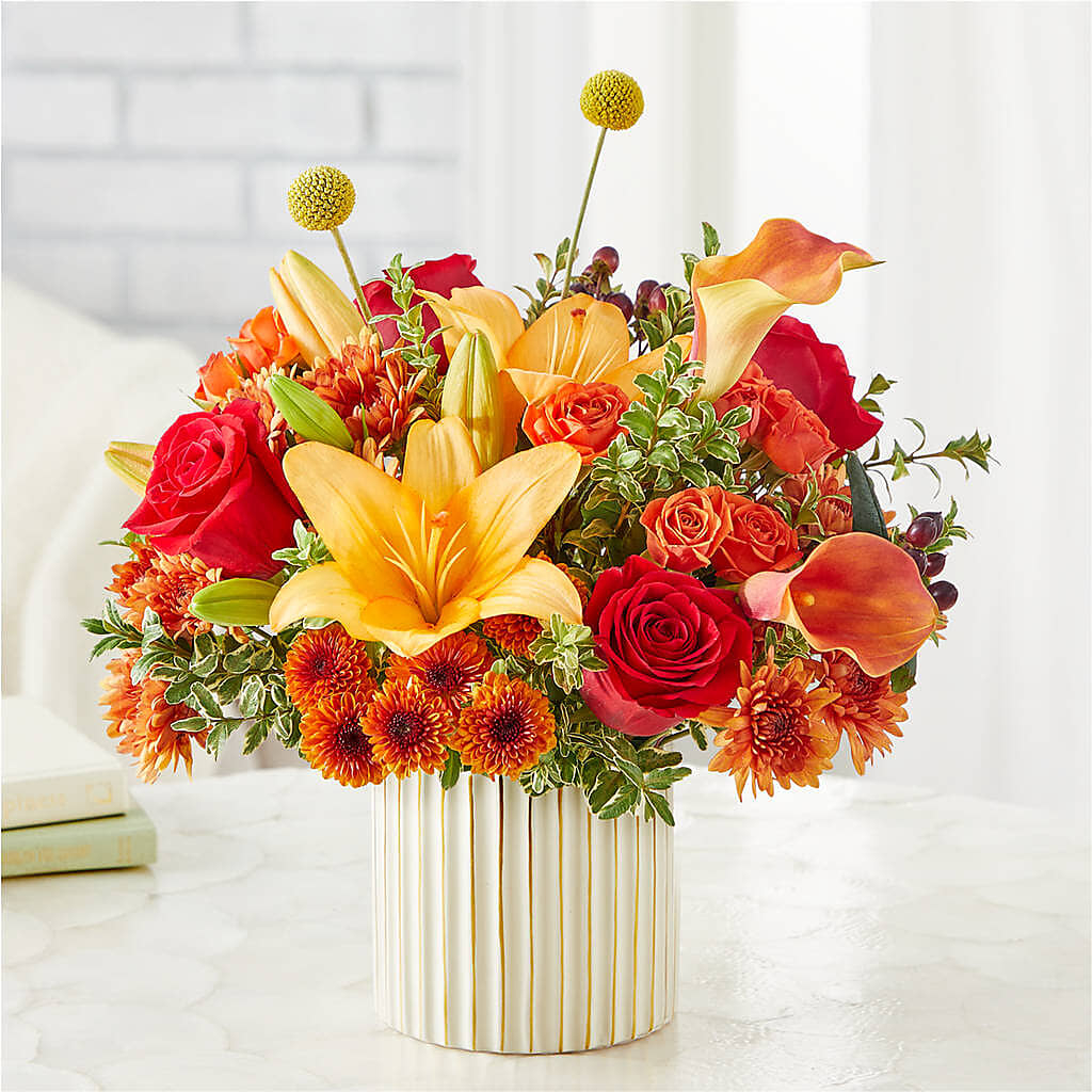 Scarlet Skies Bouquet –  As Seasons Change Down South, Foley AL