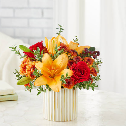 Scarlet Skies Bouquet –  As Seasons Change Down South, Foley AL