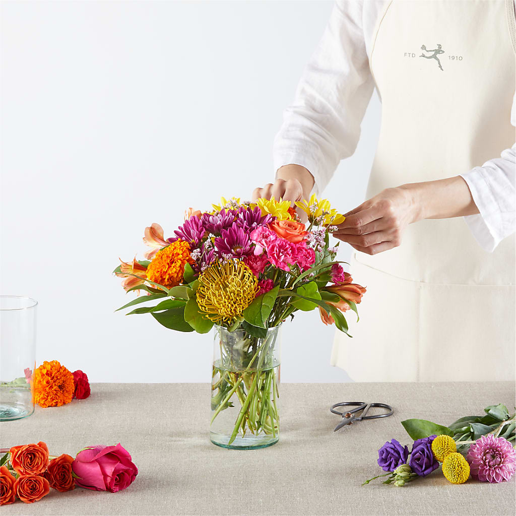 Feast of Color – A Florist Original –  As Seasons Change Down South, Foley AL