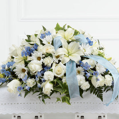 Tender Treasure Casket Spray –  As Seasons Change Down South, Foley AL