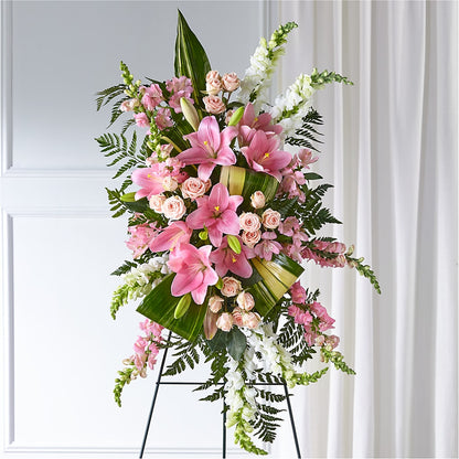 Elegant Embrace Standing Spray –  As Seasons Change Down South, Foley AL