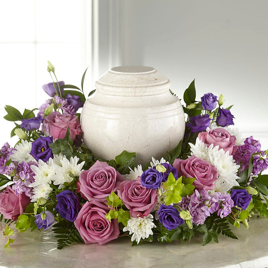 Blooming Sympathy Cremation Adornment –  As Seasons Change Down South, Foley AL