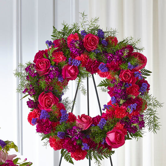Calming Colors Wreath –  As Seasons Change Down South, Foley AL
