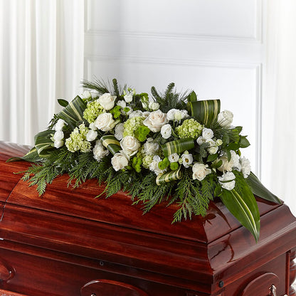 Hopeful Gesture Casket Spray –  As Seasons Change Down South, Foley AL