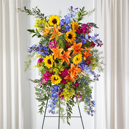 Sunlit Memories Standing Spray (Standard) –  As Seasons Change Down South, Foley AL