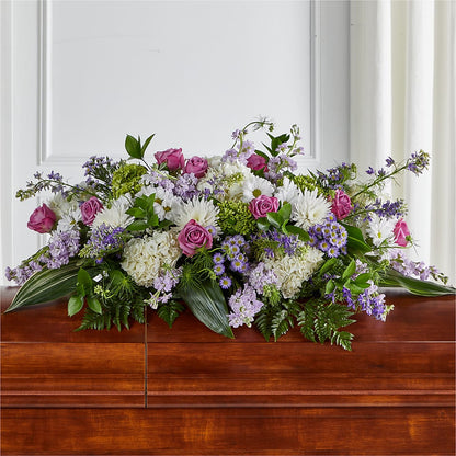 Meadows of Serenity Casket Spray –  As Seasons Change Down South, Foley AL