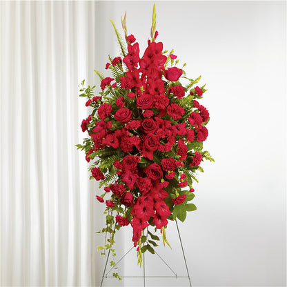 From the Heart Standing Spray –  As Seasons Change Down South, Foley AL