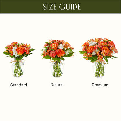 Apricot Glow Bouquet –  As Seasons Change Down South, Foley AL