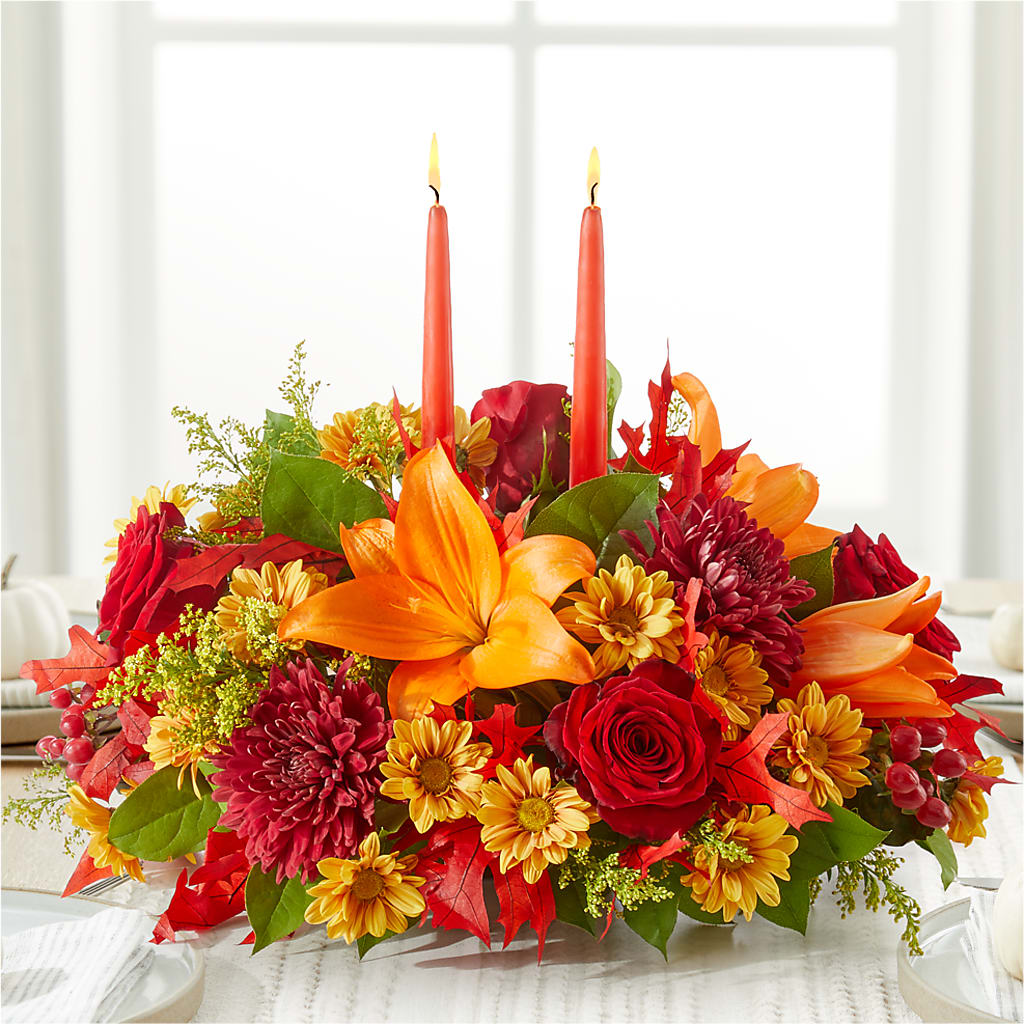 Autumn's Embrace Centerpiece –  As Seasons Change Down South, Foley AL