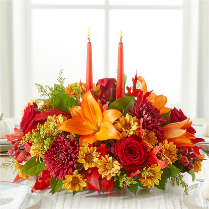 Autumn's Embrace Centerpiece –  As Seasons Change Down South, Foley AL