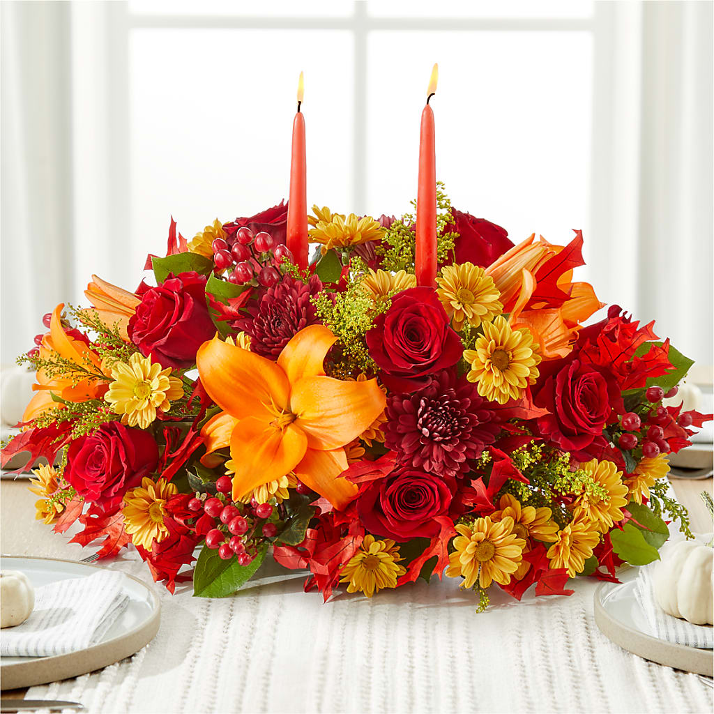 Autumn's Embrace Centerpiece –  As Seasons Change Down South, Foley AL