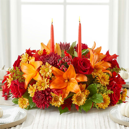Autumn's Embrace Centerpiece –  As Seasons Change Down South, Foley AL