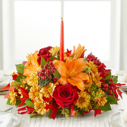 Autumn's Embrace Centerpiece –  As Seasons Change Down South, Foley AL