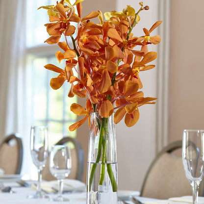 Orange Mokara Bud Vase –  As Seasons Change Down South, Foley AL