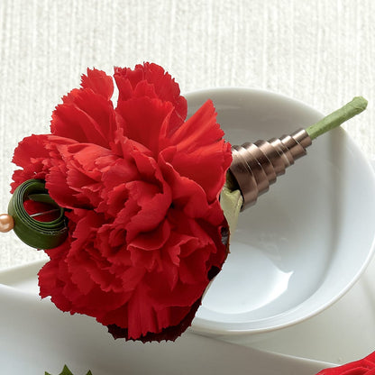 Red Carnation Boutonniere –  As Seasons Change Down South, Foley AL